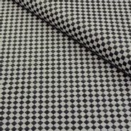 Tecido Xadrez para Bordar (50X1,40) Dohler - Preto