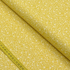 Tecido Tricoline 100% algodão - Florzinha Amarelo Essentials (0.50x1.50)
