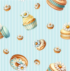 Tecido Tricoline Digital 100% algodão - Sweeties / doces - Fabricart - comprar online