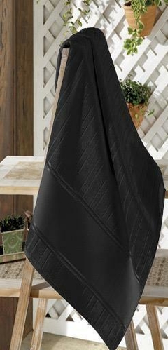 Toalha de Banho Velour Artesanalle Dohler - Preto