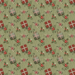 Tecido Tricoline Digital 100% algodão - Meu Natal - Coleção Natal 2024 - Fuxicos e Fricotes