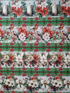 Tecido Tricoline Digital 100% algodão - Coleção Natal 2024 - Igaratinga