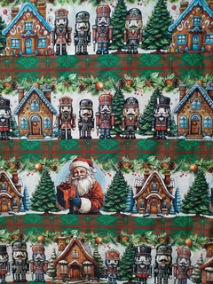 Tecido Tricoline Digital 100% algodão - Coleção Natal 2024 - Igaratinga