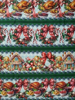 Tecido Tricoline Digital 100% algodão - Coleção Natal 2024 - Igaratinga