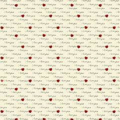 Tecido Tricoline 100% algodão - I LOVE - Fabricart