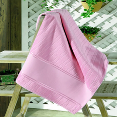 Toalha de Banho Velour Artesanalle Dohler - Rosa