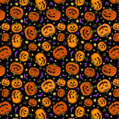 Tecido Tricoline digital 100% algodão - Coleção Halloween Fabricart