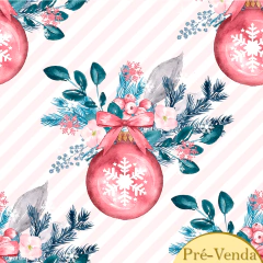Tecido Tricoline Digital 100% algodão - Coleção Natal 2022 - Fabricart