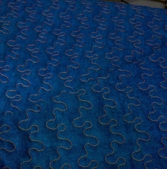Jeans Matelassado Estruturado - Caminho de bebado