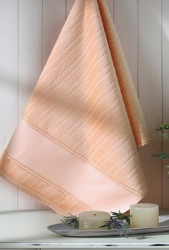 Toalha de Rosto Velour Artesanalle Dohler - Salmão