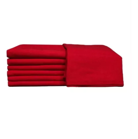 Pano de Prato embanhado - Vermelho - 50x73cm