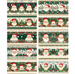 Tecido Tricoline Digital 100% algodão - Coleção Natal 2024 - Fabricart