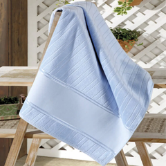 Toalha de Rosto Velour Artesanalle Dohler - Azul