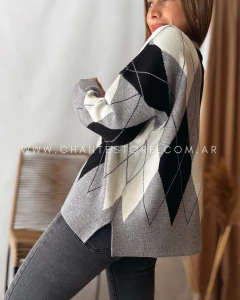 Sweater Trya gris en internet