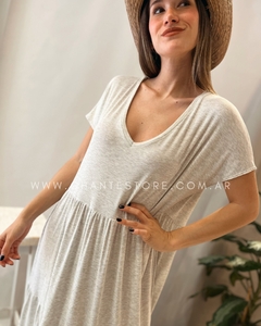 Vestido spring gris claro