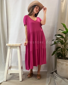 Vestido spring fucsia
