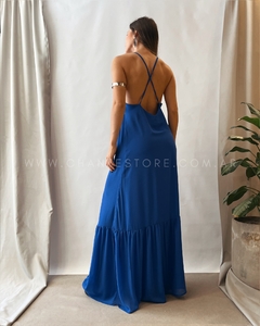 Vestido Clotta premium azul - comprar online