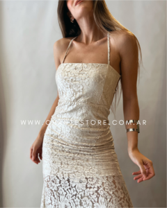 Vestido Nigeria champagne - comprar online