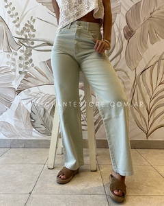 Wide leg color verde agua - comprar online