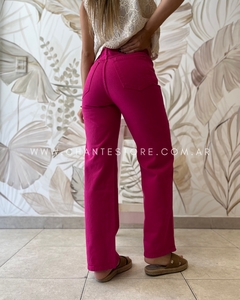 Wide leg color magenta en internet