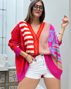 Cardigan Over Alegría Naranja en internet