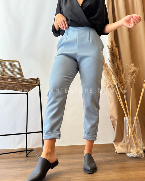 Pantalón Fionna Celeste - comprar online
