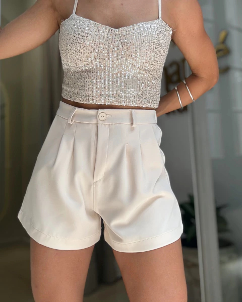 Short Fily Manteca - comprar online