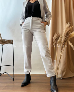 Pantalón sastrero Santa Clara gris claro - Chanté Store