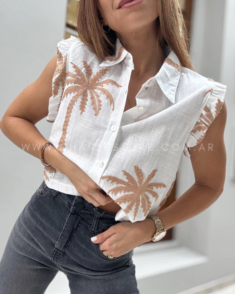 Camisa importada Caribe Blanca - comprar online