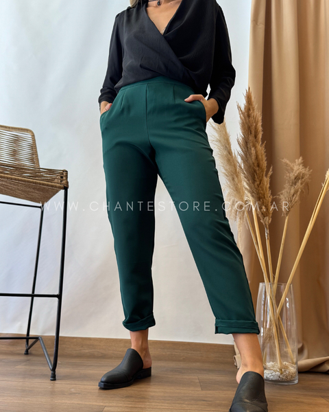 Pantalón Fionna verde ingles - comprar online