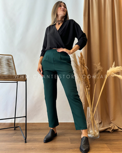Pantalón Fionna verde ingles en internet