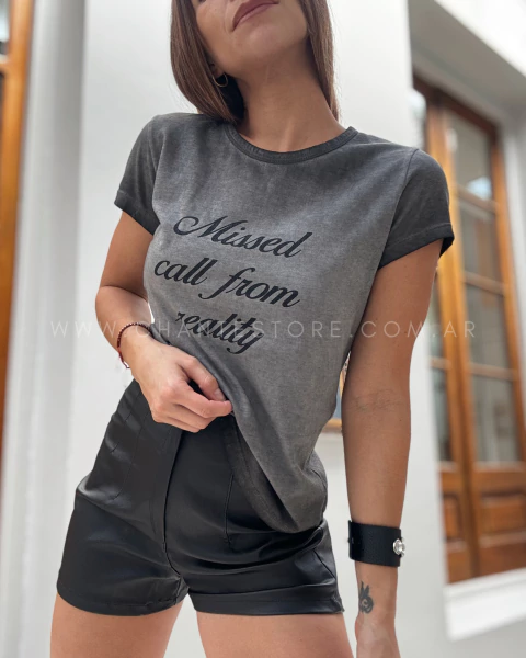 Remera Missed Gris - comprar online