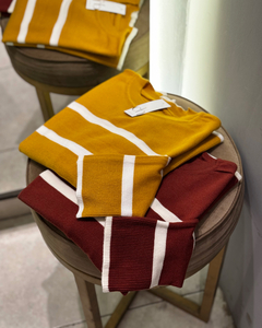 Sweater Ever rayado mostaza - Chanté Store