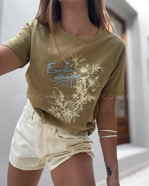 Remera Escape Verde - comprar online