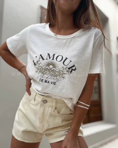 Remera Lamour Blanca en internet
