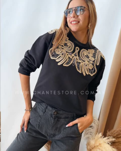 Buzo azteca negro - comprar online