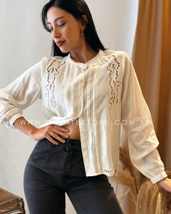 Camisa importada Ivi blanca - comprar online