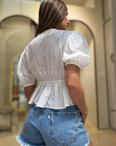 Camisa importada Izek blanca - Chanté Store