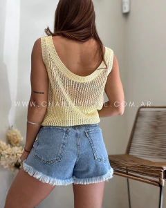 Musculosa Importada Royce Amarilla Pastel - comprar online