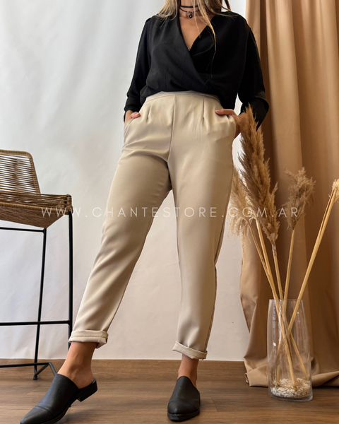 Pantalón Fionna Marfil - comprar online