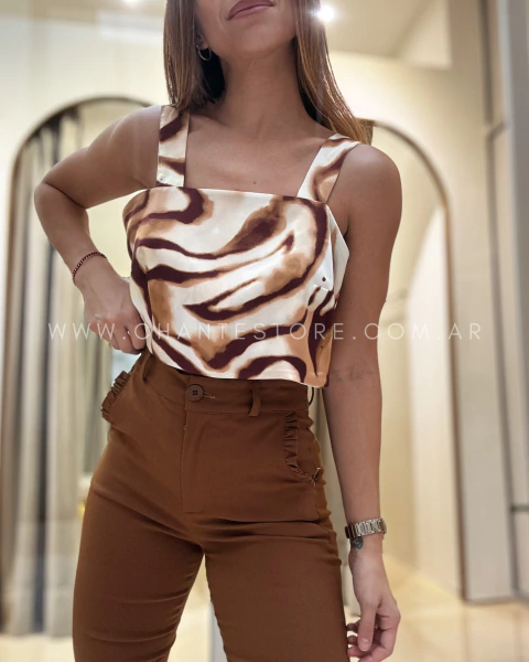 Top Velho batik tierra - comprar online