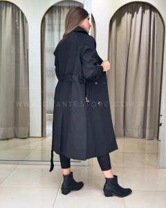 Trench Importado Francia Negro - comprar online
