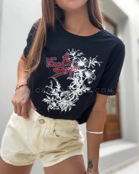 Remera Escape Negra - comprar online