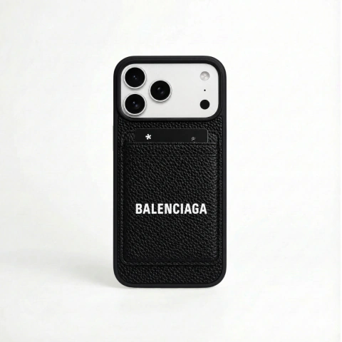 Balenciaga Leather Case — Funda + Wallet