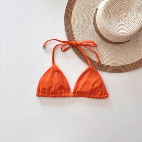 Top cortininha laranja - comprar online