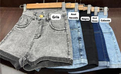 SHORT JEAN ELASTIZADO TAMAR - Jackiebe