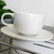 Xícara Convexa Café 100ml com Pires Personalizada (arte 1 ou 2 cores frente e verso) - comprar online