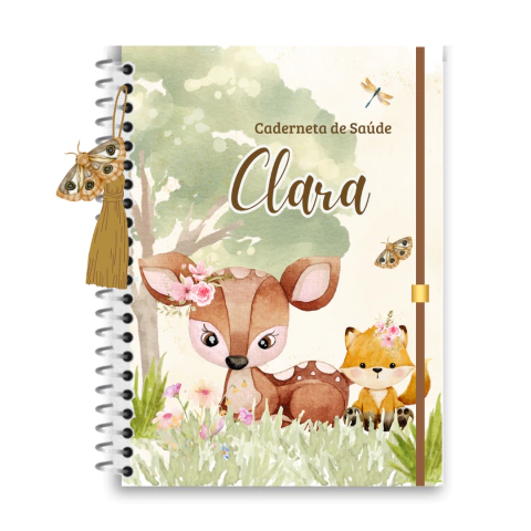 Caderneta de Saúde e Vacinação - Floresta Animais - comprar online
