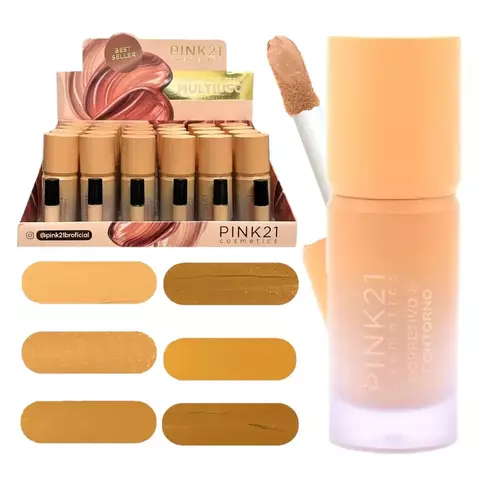 Corrector-contorno multiuso -Pink 21-