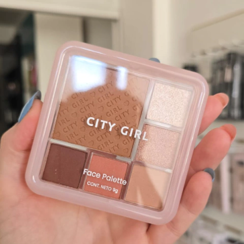 PALETA contorno/rubor/iluminador/sombra -CITY GIRL-